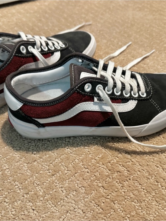 Vans Other - Vans Low-Top Ultra Cush Sneakers, Blue, Burgundy & White - Men’s 6.5 / Women’s 8